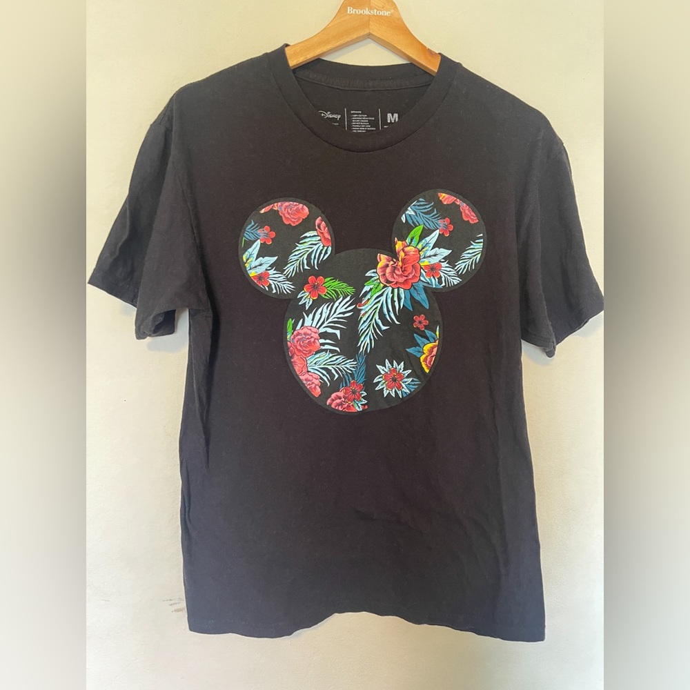 Disney x Neff Mickey Mouse Floral Ears T-Shirt Size M
